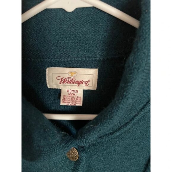 Vintage Worthington womens 22 wool coat - Picture 3 of 3